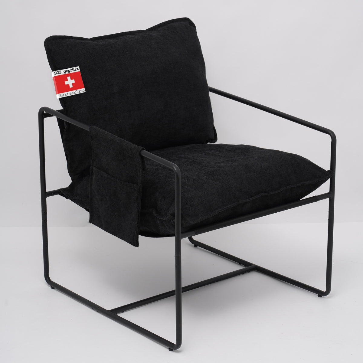 Albatros Designer Vintage Sessel Breston, hochwertiger Stoff Bezug