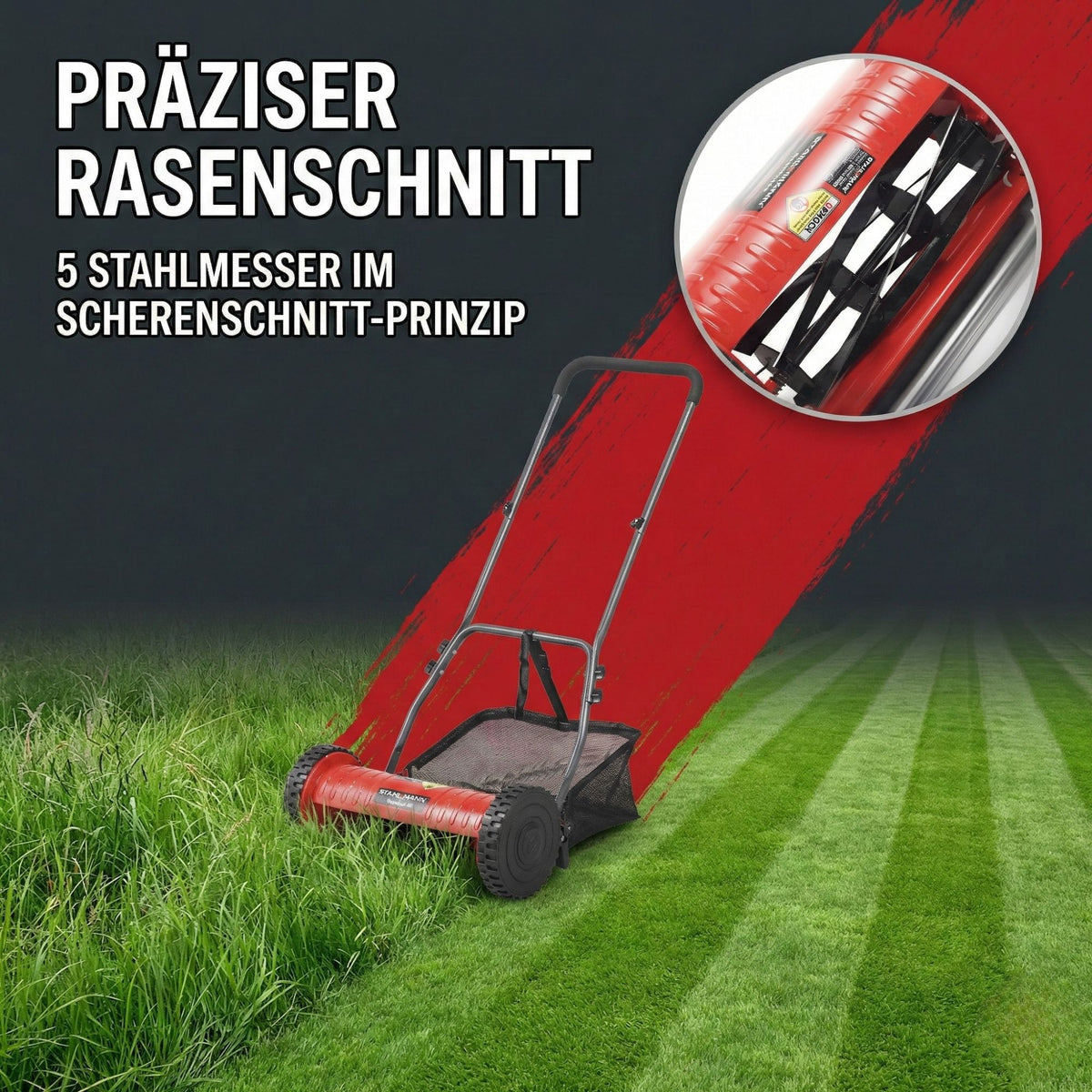 STAHLMANN Spindelmäher RoyalCut – Rasenmäher