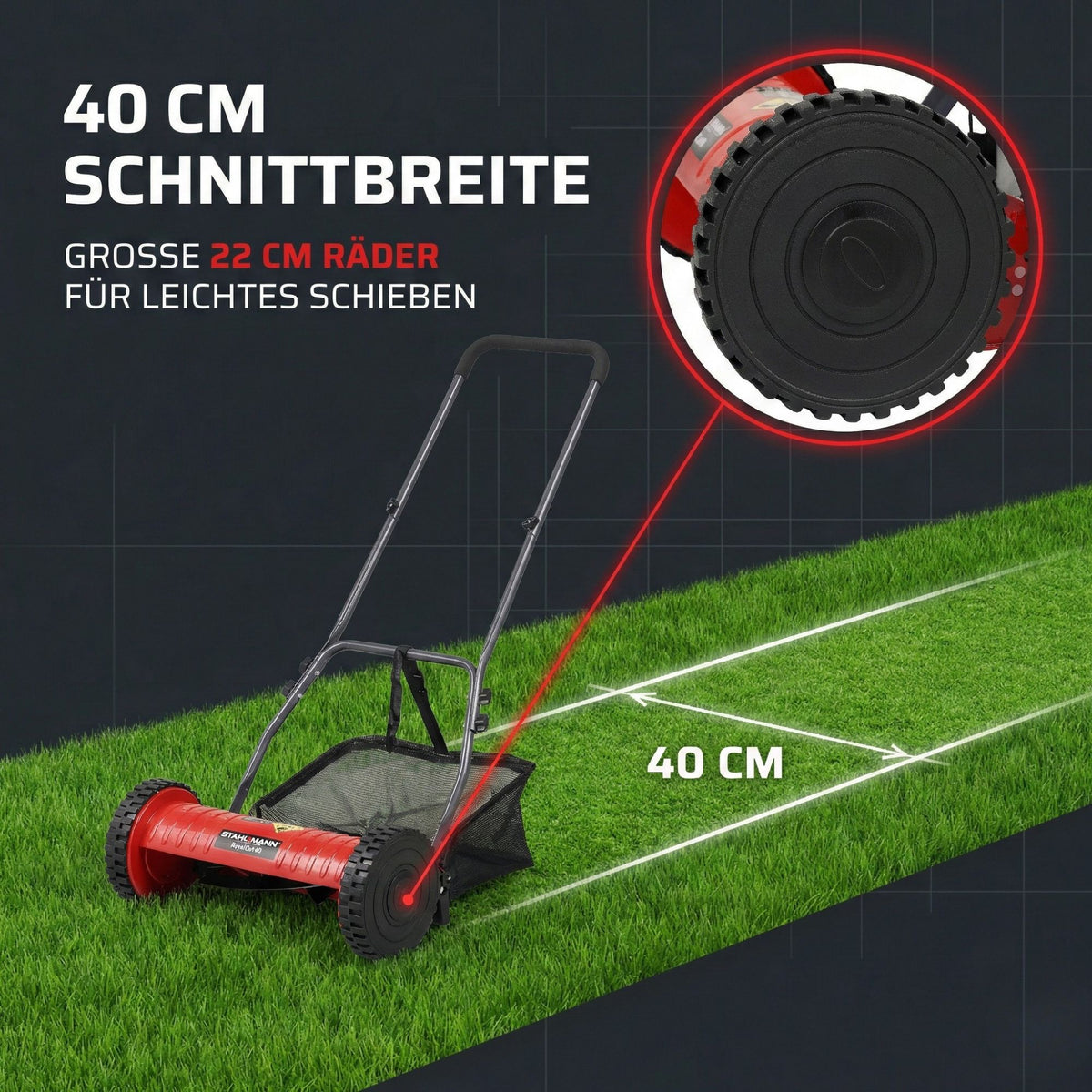 STAHLMANN Spindelmäher RoyalCut – Rasenmäher