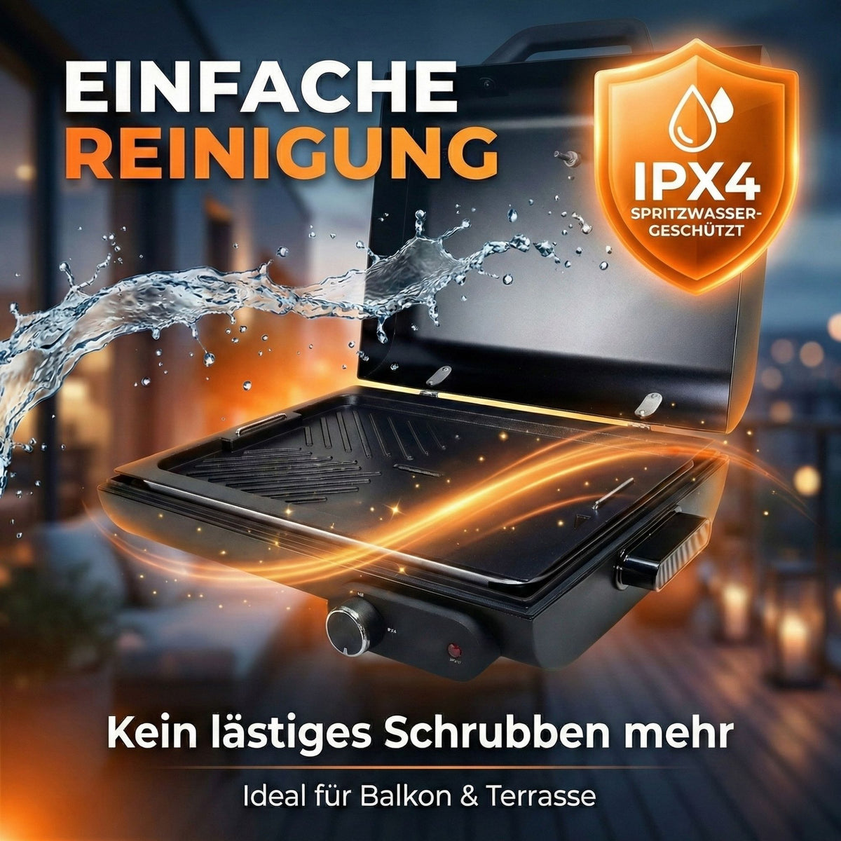 Sommertal 2in1 Elektrogrill Tischgrill BBQ928