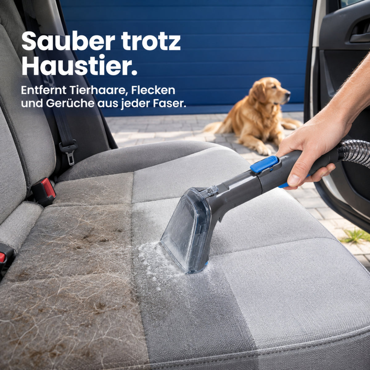 Sommertal WS600 Polsterreiniger Gerät – Leistungsstarker 600 Watt Waschsauger mit 18 kPa Saugkraft