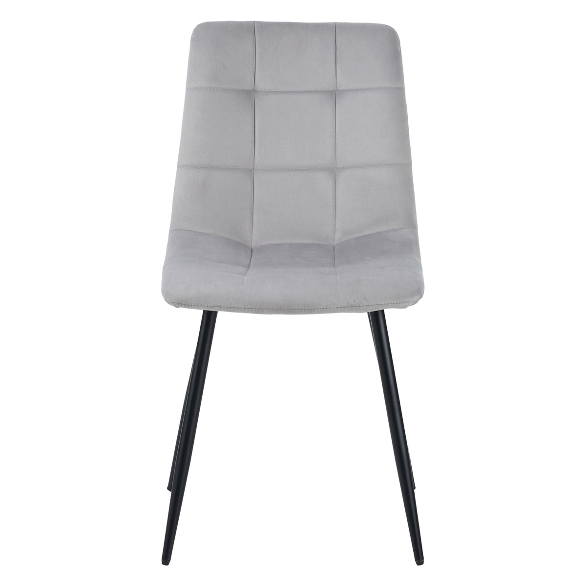 ALBATROS Designer Esszimmerstuhl BORA | 4er Set | Anthrazit, Grau, Beige | Samt Bezug