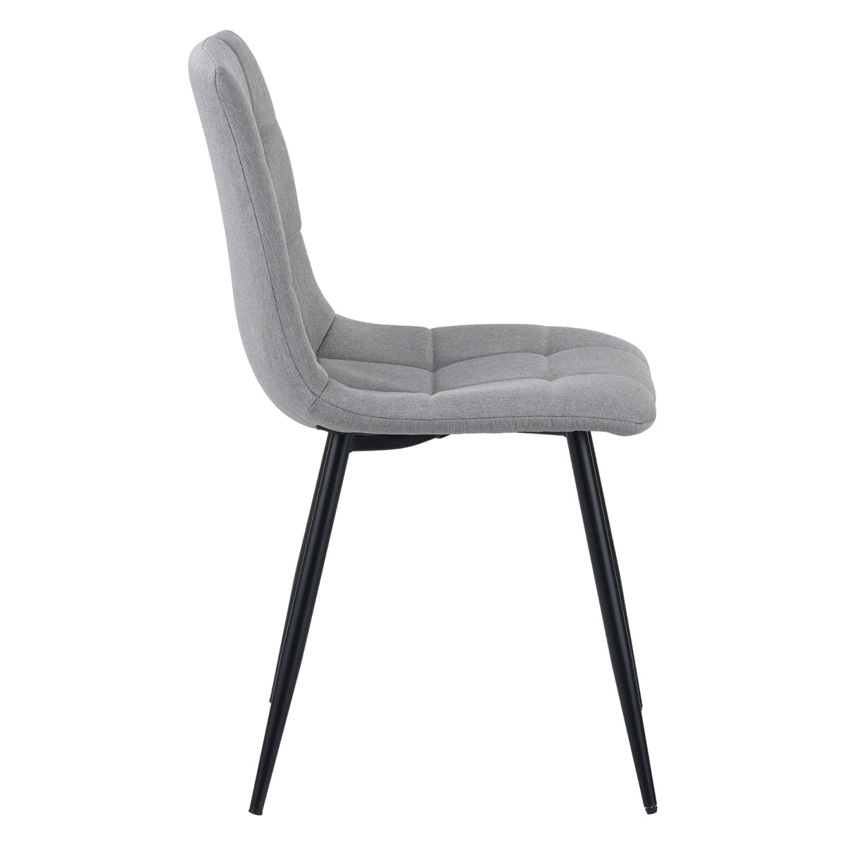 ALBATROS Designer Esszimmerstuhl BORA | 4er Set | Schwarz, Grau, Beige | Stoff Bezug