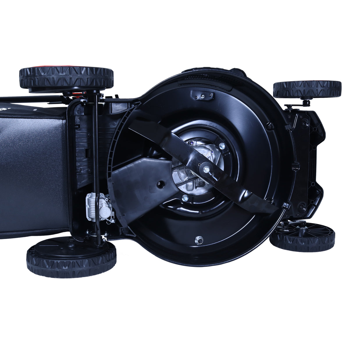 Rasenmäher Benzin mit Antrieb BR532 – 7,0PS (5,1kW) 224ccm mit Antrieb, 53cm Schnittbreite, Mulchen, Schnitthöhenverstellung, Easy Clean Anschluss, Große Räder, 60L Korb