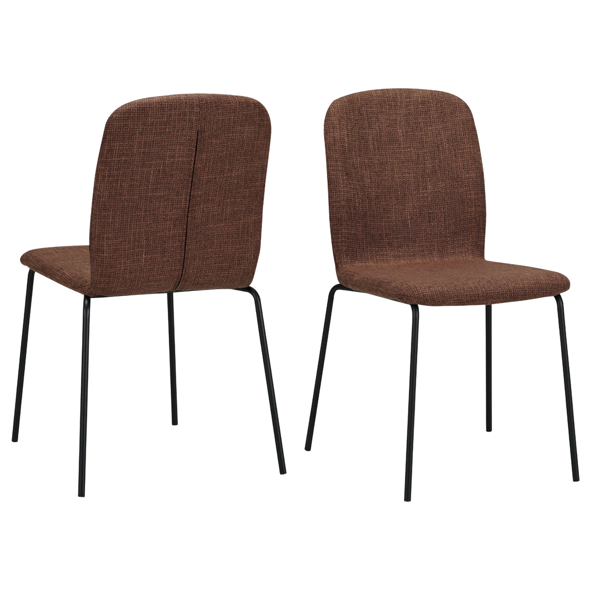 RAVINO Designer Stapelstühle 4er Set ENNA / S10 mit Stoffbezug, Konferenzstühle Besucherstühle