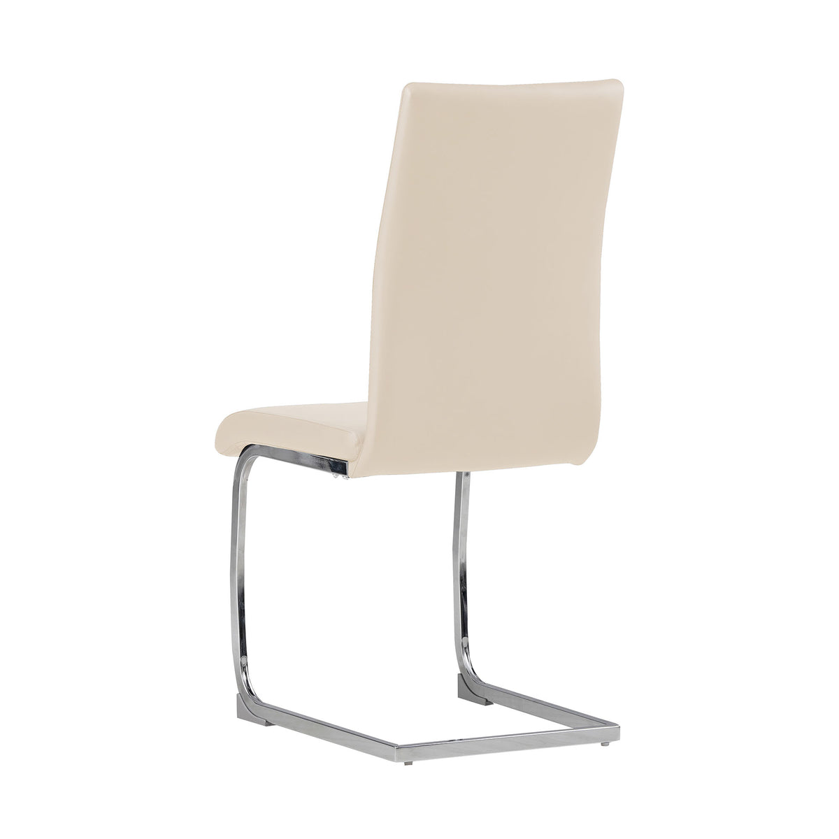 ALBATROS Freischwinger Designerstuhl BURANO | 4er Set | Schwarz, Grau, Beige, Braun, Weiß | Kunstleder Bezug