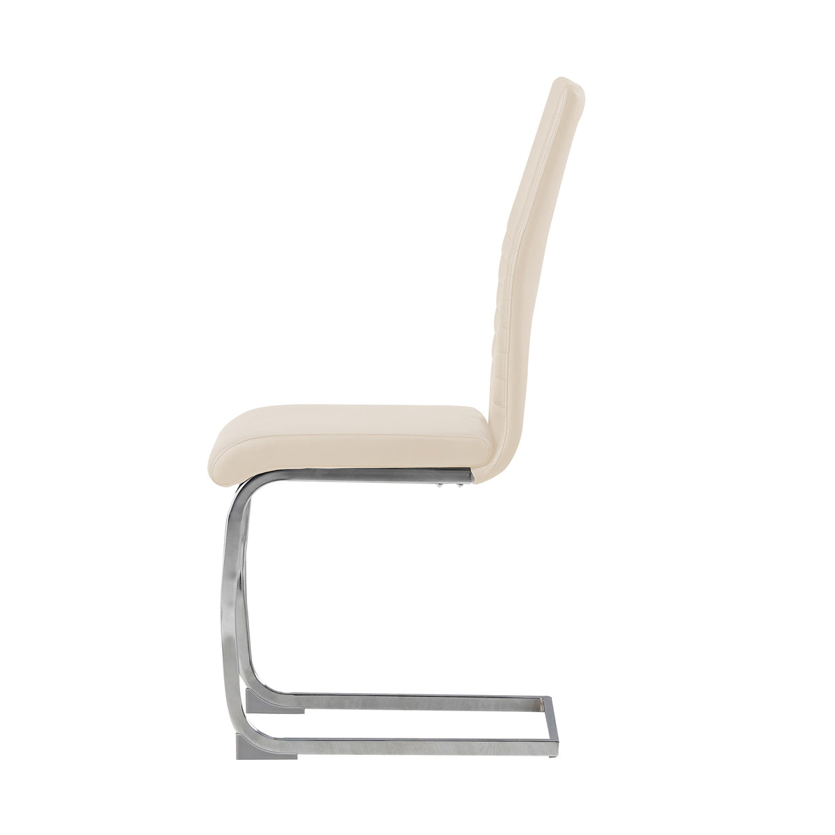 ALBATROS Freischwinger Designerstuhl BURANO | 4er Set | Schwarz, Grau, Beige, Braun, Weiß | Kunstleder Bezug