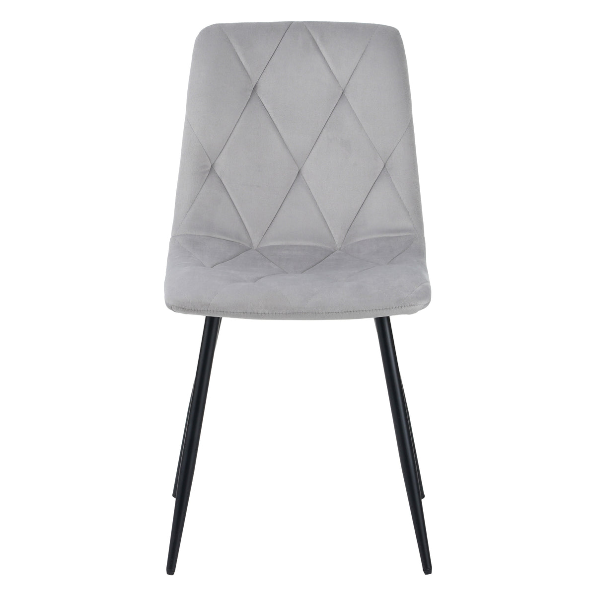 ALBATROS Designer Esszimmerstuhl DORA | 4er Set | Anthrazit, Grau, Beige | Samt Bezug