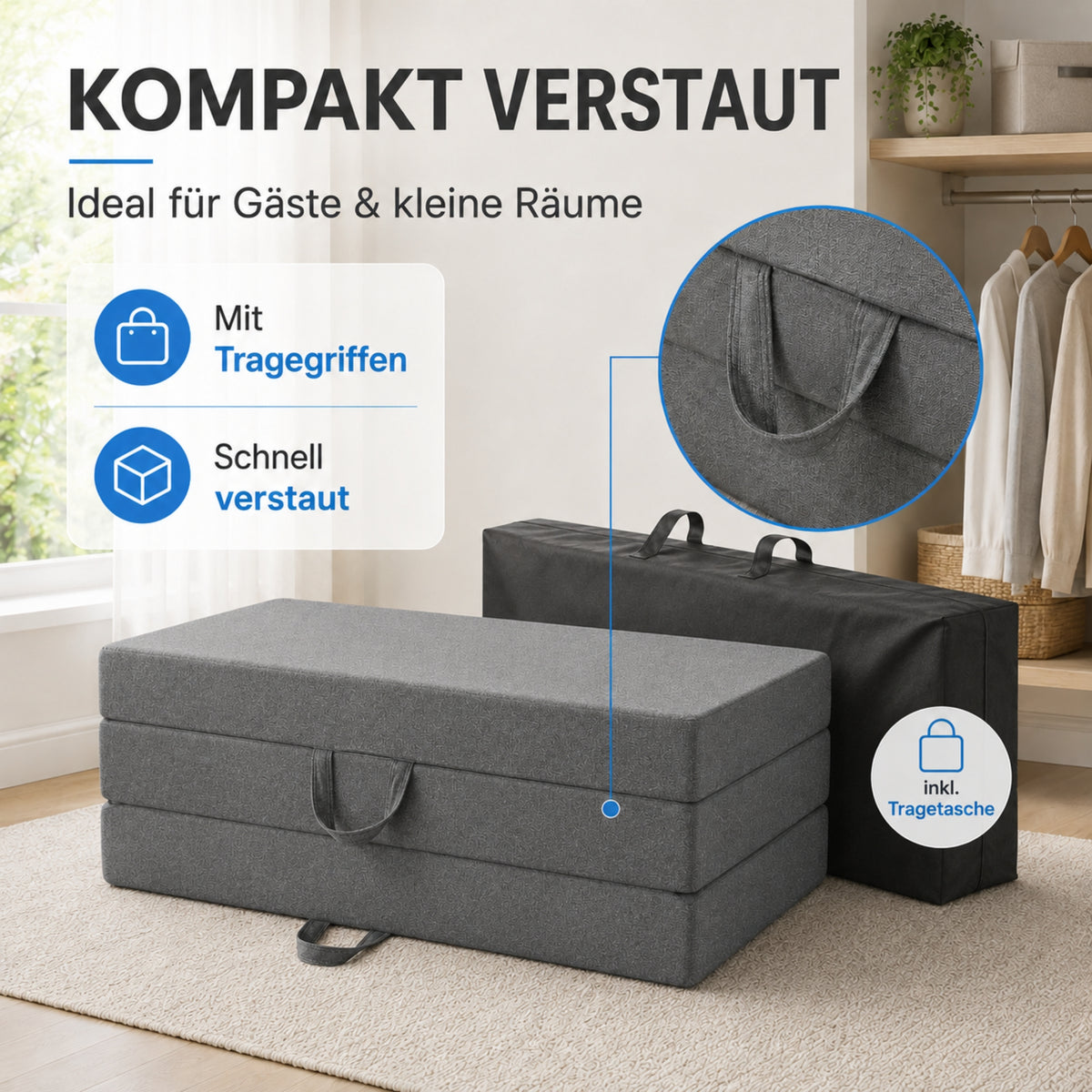 Arensberger Premium Faltmatratze LUISA