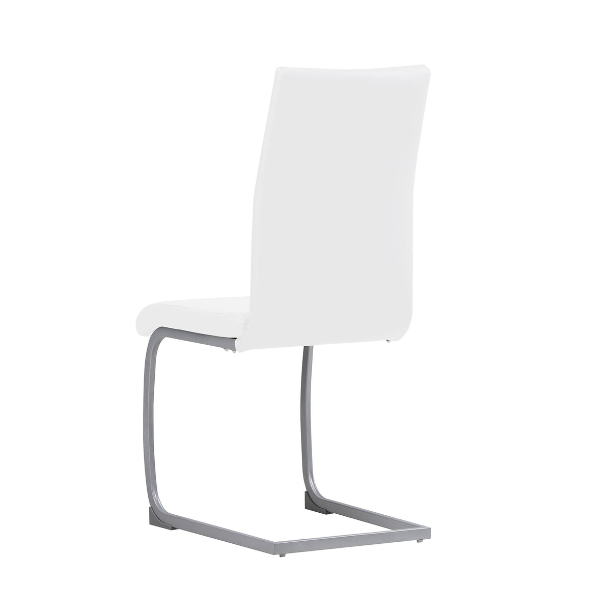 ALBATROS Freischwinger Designerstuhl MURANO | 4er Set | Schwarz, Grau, Beige, Braun, Weiß | Kunstleder Bezug