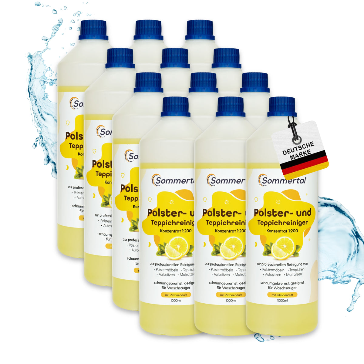 Polster- und Teppichreiniger, 12x1L Profi Konzentrat