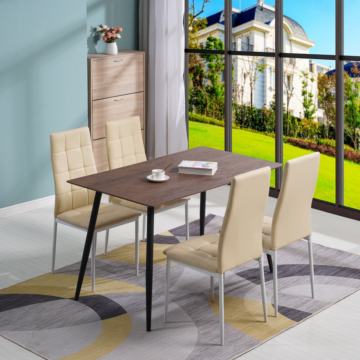 ALBATROS Designer Esszimmerstuhl RIMINI| 4er/6er Set | Schwarz, Grau, Beige, Braun, Rot, Weiß | Kunstleder Bezug
ALBATROS Esszimmer Designerstuhl RIMINI | 4er/6er Set | Schwarz, Grau, Beige, Braun, Rot, Weiß | Kunstleder Bezug