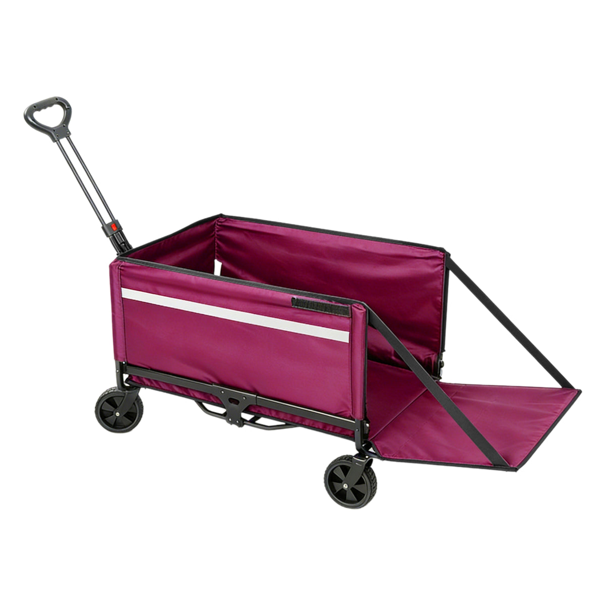 Albatros Bollerwagen Rosa klappbar 120L mit Flaschenöffner & Getränkehalter