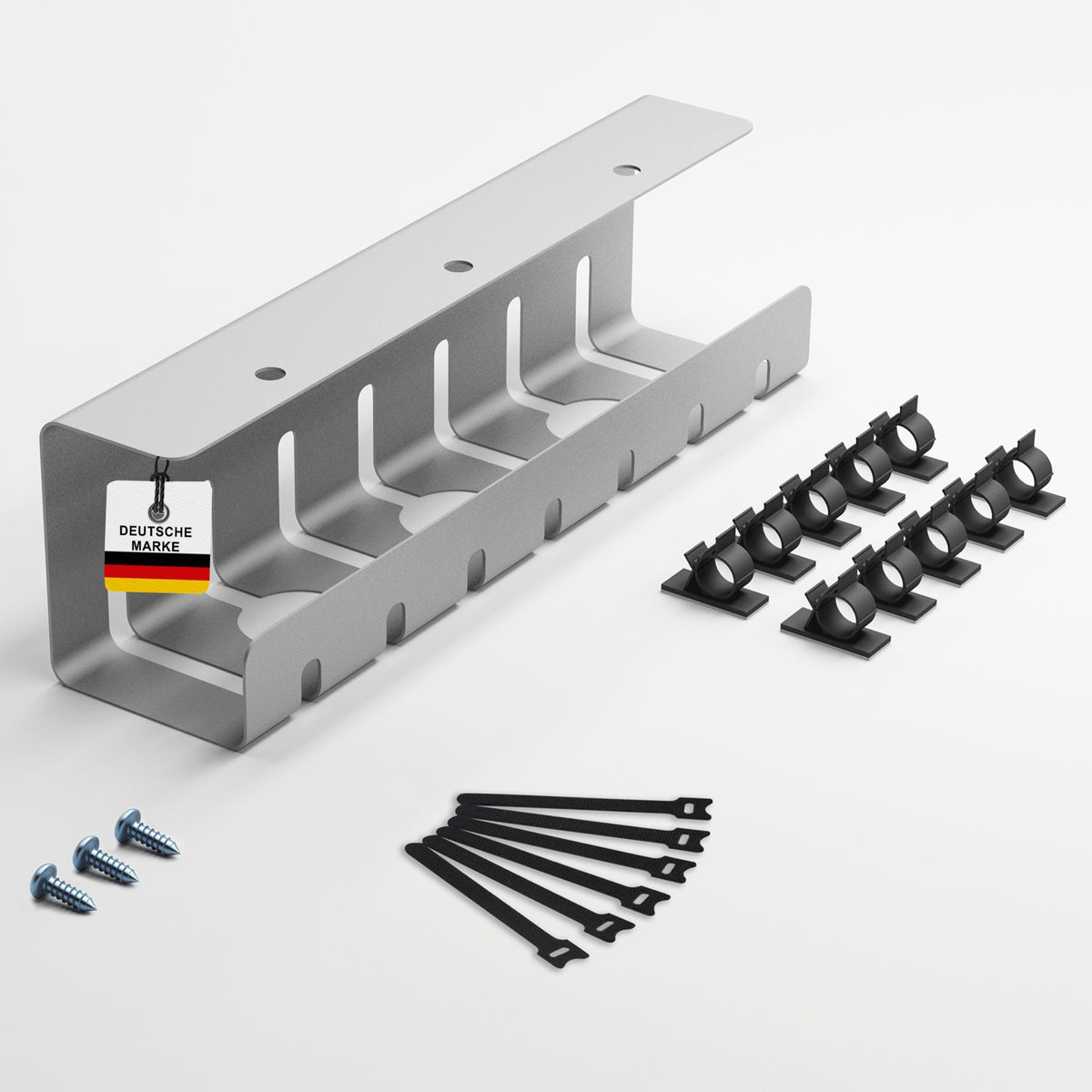 Kabelkanal Schreibtisch Komplettset - verschiedene Sets