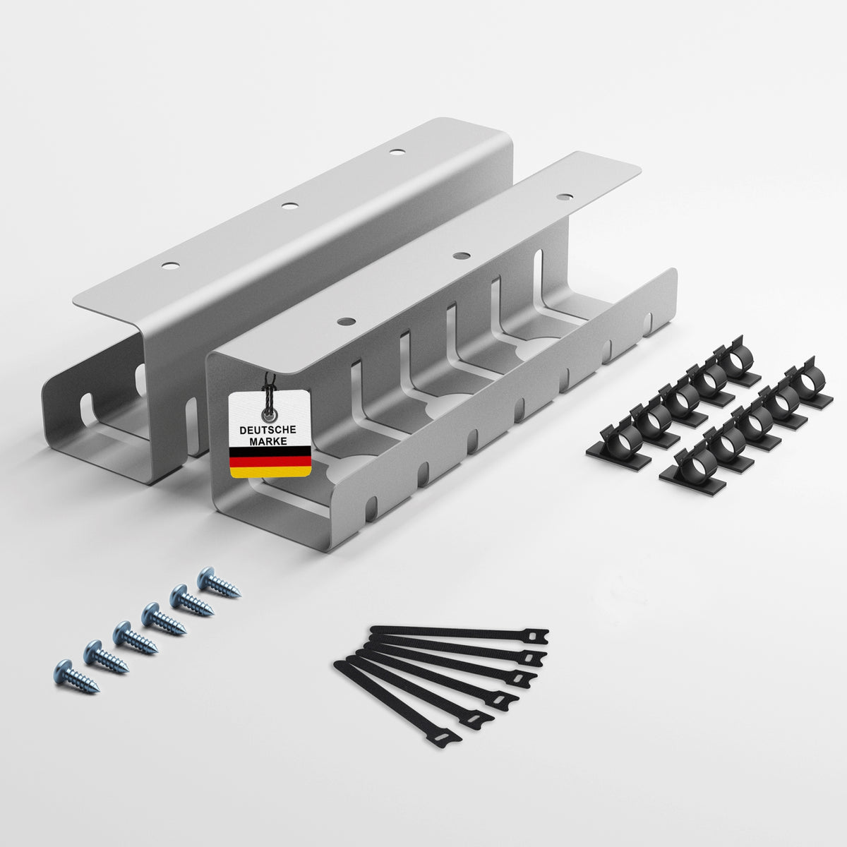 Kabelkanal Schreibtisch Komplettset - verschiedene Sets