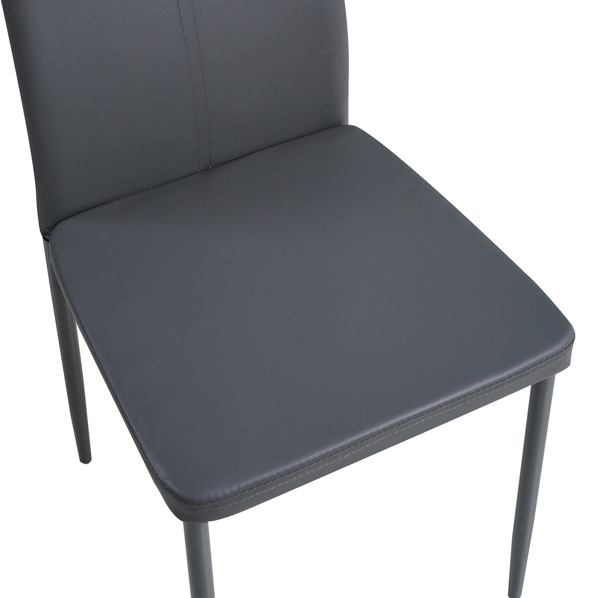 ALBATROS Designer Esszimmerstuhl SALERNO | 4er/6er Set | Schwarz, Grau, Beige, Braun, Rot, Weiß | Kunstleder Bezug