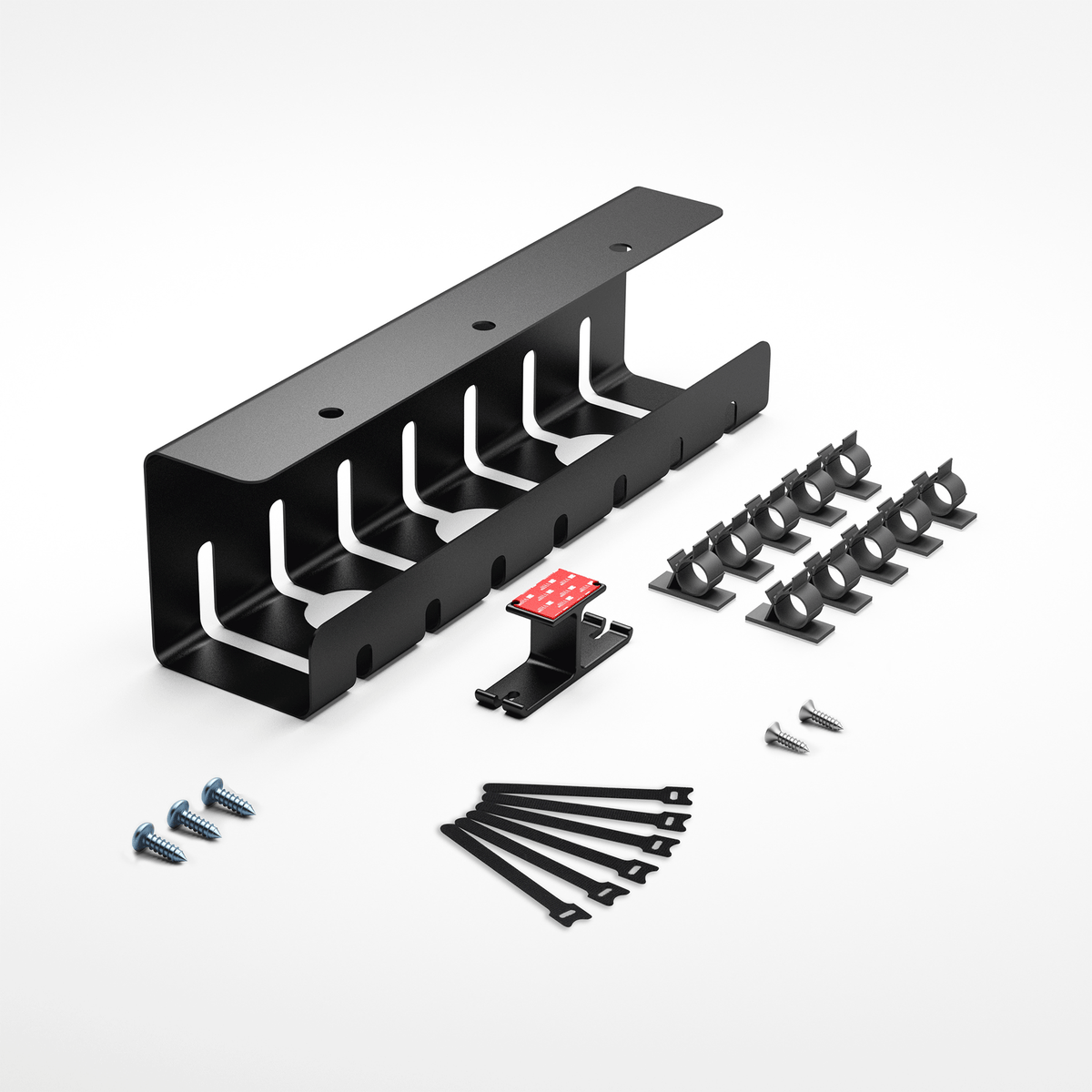 Kabelkanal Schreibtisch Komplettset - verschiedene Sets