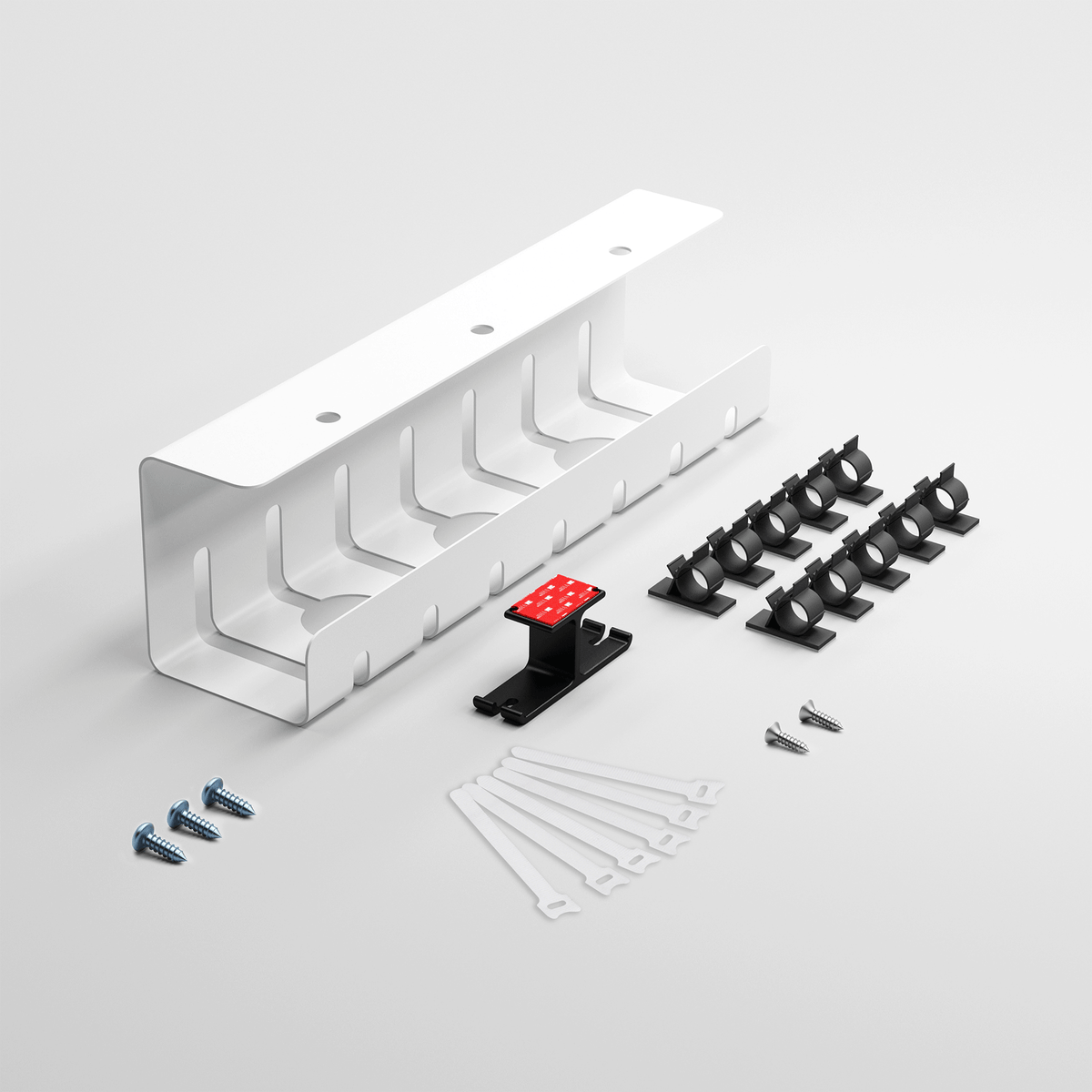 Kabelkanal Schreibtisch Komplettset - verschiedene Sets