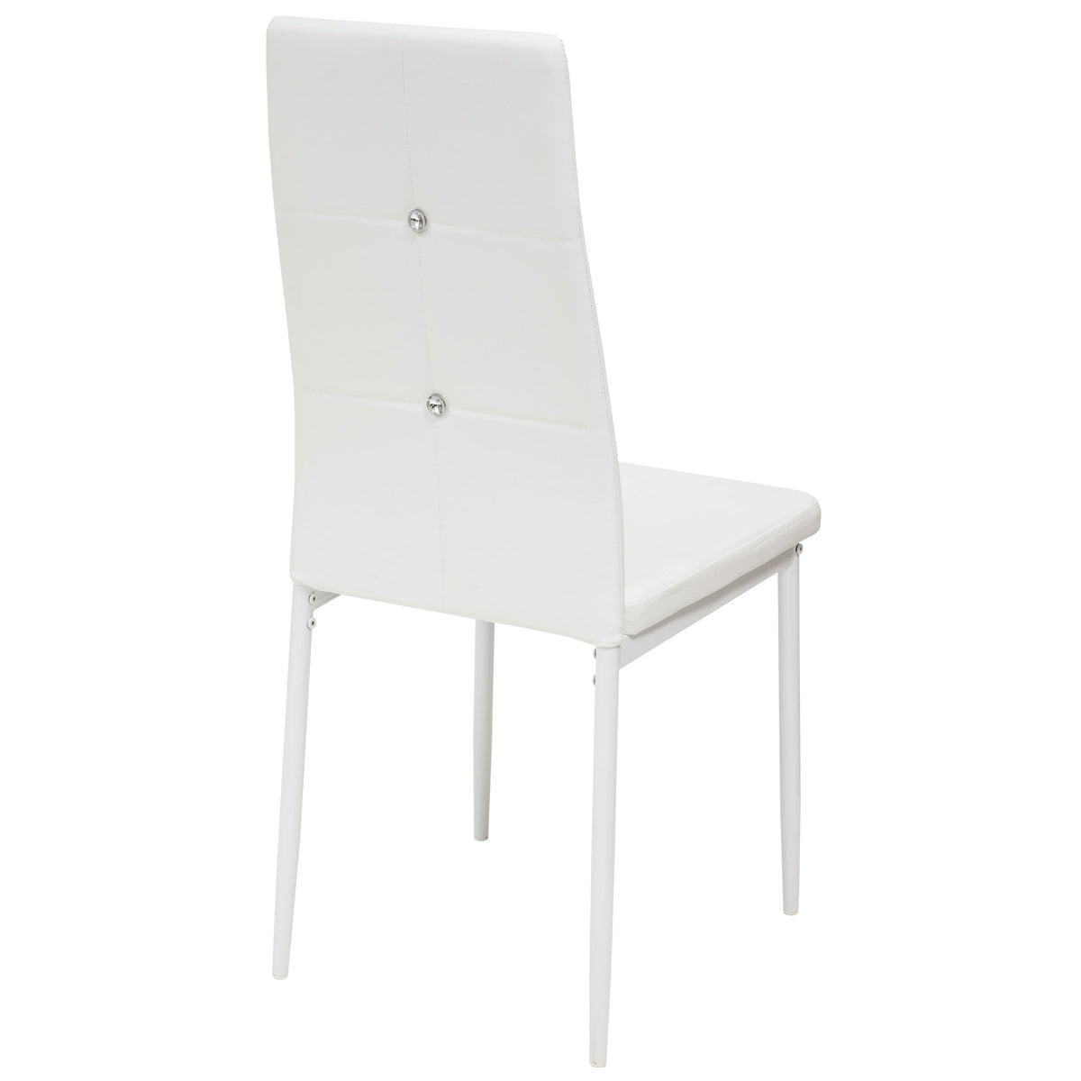ALBATROS Designer Esszimmerstuhl DIAMOND | 4er/6er Set | Schwarz, Grau, Weiß | Kunstleder Bezug