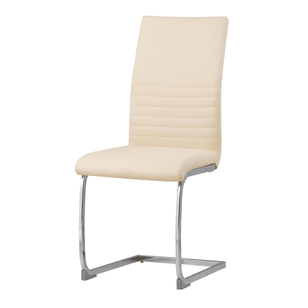 ALBATROS Freischwinger Designerstuhl BURANO | 4er Set | Schwarz, Grau, Beige, Braun, Weiß | Kunstleder Bezug