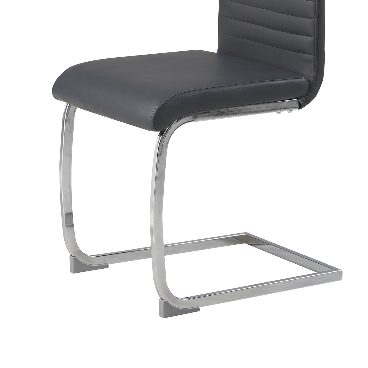 ALBATROS Freischwinger Designerstuhl BURANO | 4er Set | Schwarz, Grau, Beige, Braun, Weiß | Kunstleder Bezug