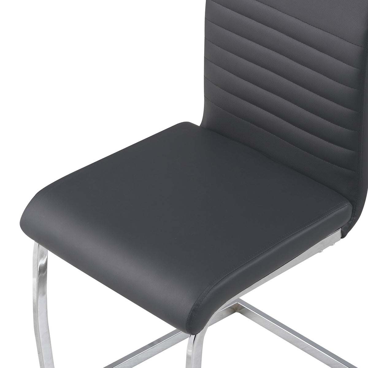 ALBATROS Freischwinger Designerstuhl BURANO | 4er Set | Schwarz, Grau, Beige, Braun, Weiß | Kunstleder Bezug
