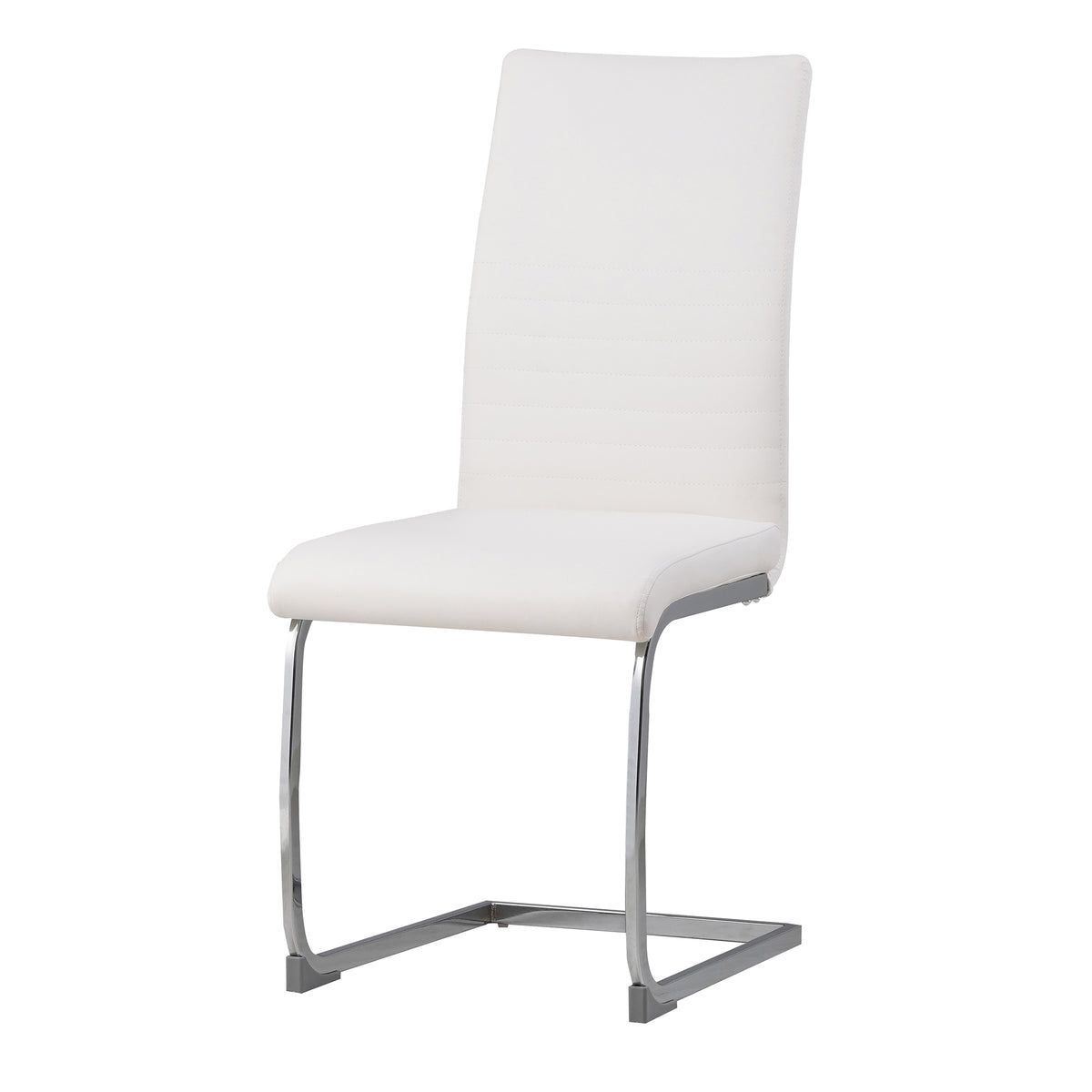 ALBATROS Freischwinger Designerstuhl BURANO | 4er Set | Schwarz, Grau, Beige, Braun, Weiß | Kunstleder Bezug