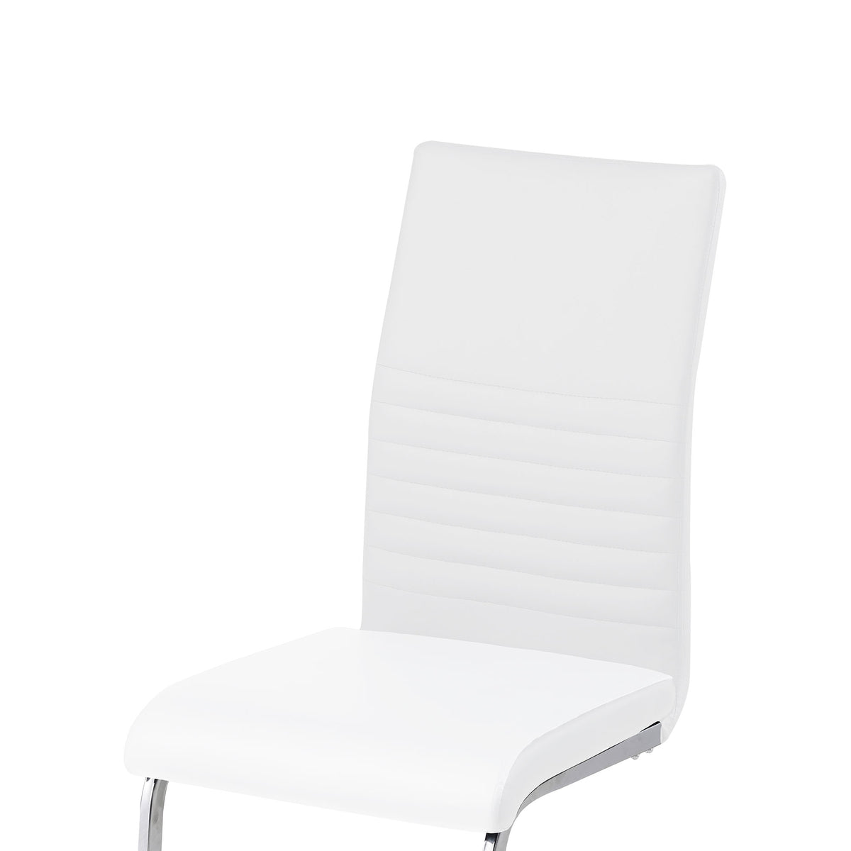 ALBATROS Freischwinger Designerstuhl BURANO | 4er Set | Schwarz, Grau, Beige, Braun, Weiß | Kunstleder Bezug
