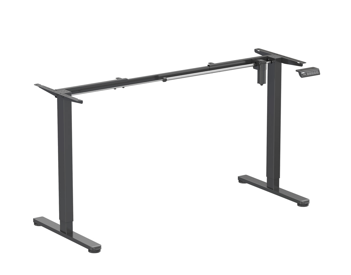 höhenverstellbares Schreibtischgestell UP30 schwarz/weiß/silber, elektrisch