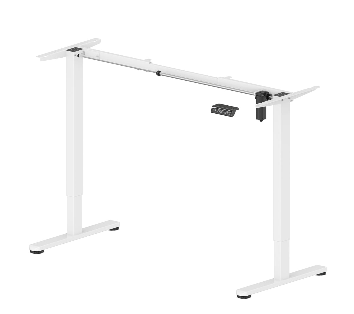 höhenverstellbares Schreibtischgestell UP30 schwarz/weiß/silber, elektrisch
