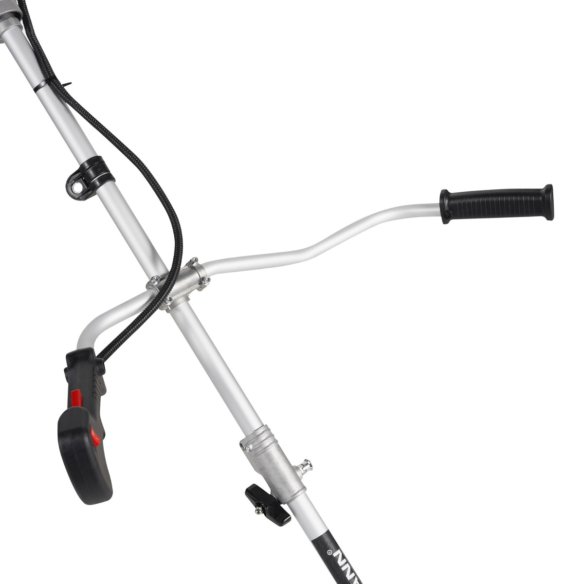 Stahlmann Freischneider Benzin MS520 – Motorsense Benzin mit kraftvollem 3PS Motor, 42cm Schnittbreite