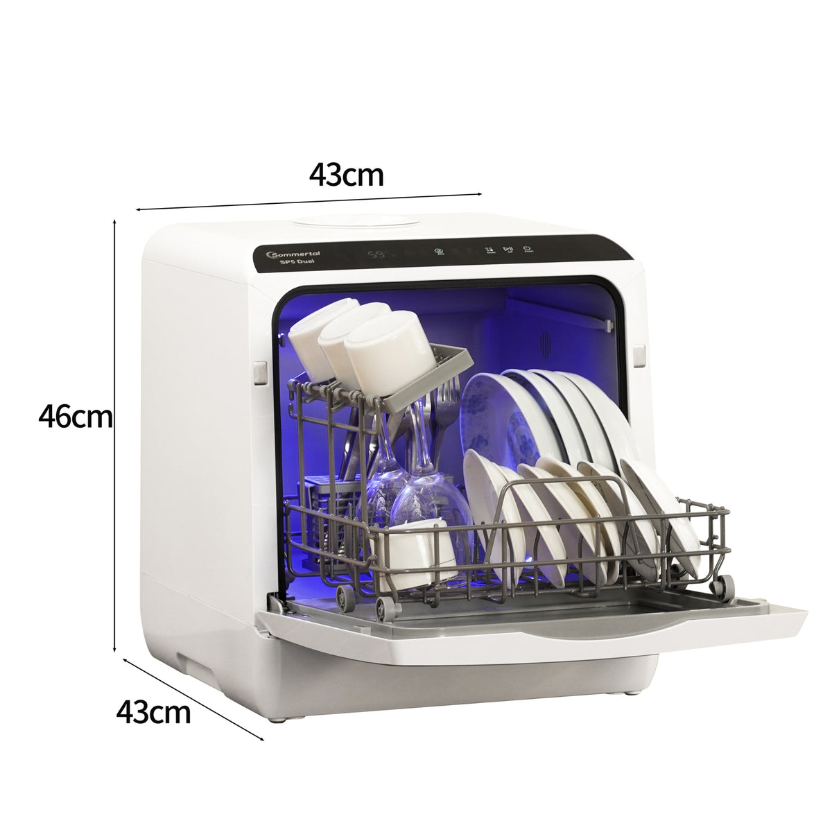Tischgeschirrspüler SP5 Dual Mini Spülmaschine