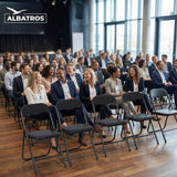 Albatros Klappstuhl Manitu Klappstühle schwarz Metallrahmen