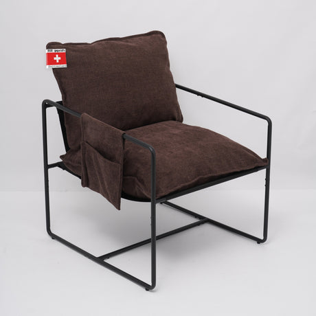 Albatros Designer Vintage Sessel Breston, hochwertiger Stoff Bezug
