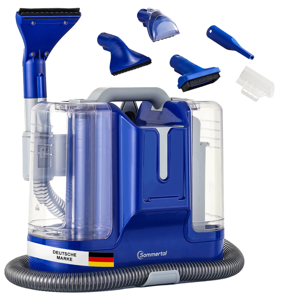 MultiCleaner WS450 5in1, Gerät für Teppiche, Treppen, Polster, Sofa, Auto, Tiere, Flecken