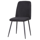 ALBATROS Designer Esszimmerstuhl BONO | 2er Set | Schwarz, Grau, Beige, Blau | Stoff Bezug