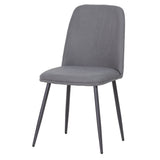 ALBATROS Designer Esszimmerstuhl BONO | 2er Set | Schwarz, Grau, Beige, Blau | Stoff Bezug