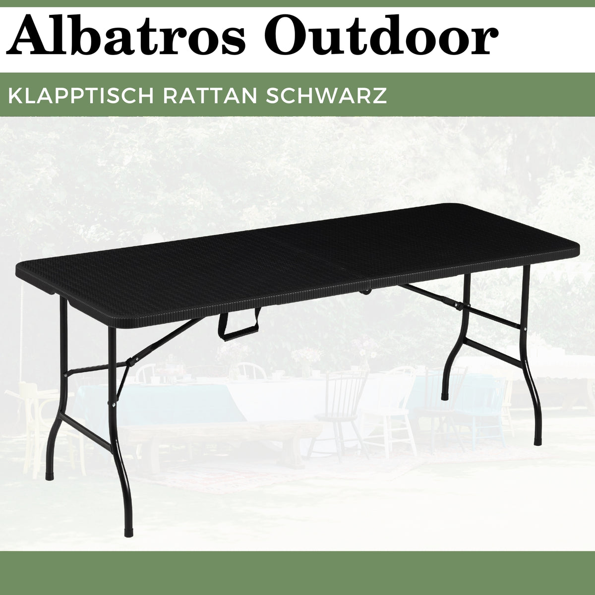 Buffettisch Klapptisch, robuste Konstruktion klappbar