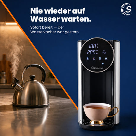 HW400 Heißwasserspender Businessline, XXL Version mit abnehmbaren 4L Tank