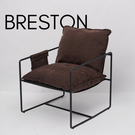 Albatros Designer Vintage Sessel Breston, hochwertiger Stoff Bezug