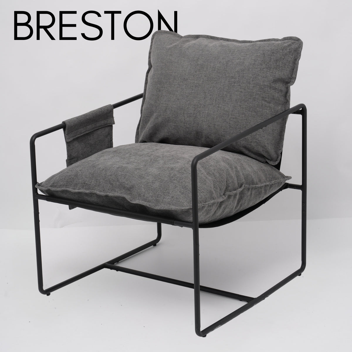 Albatros Designer Vintage Sessel Breston, hochwertiger Stoff Bezug