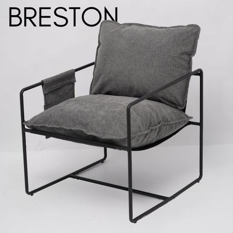 Albatros Designer Vintage Sessel Breston, hochwertiger Stoff Bezug
