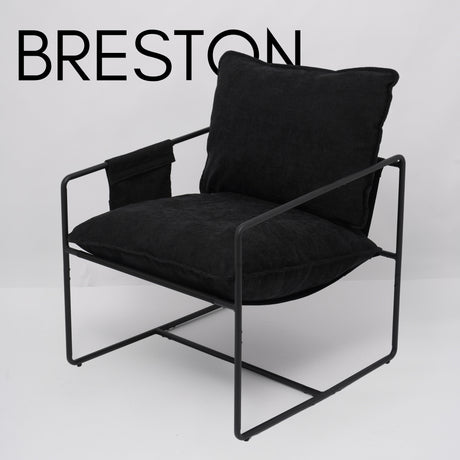 Albatros Designer Vintage Sessel Breston, hochwertiger Stoff Bezug