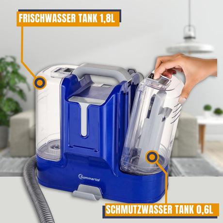 MultiCleaner WS450 5in1 +1L Polsterreiniger, Gerät für Teppiche, Treppen, Polster, Sofa, Auto, Tiere, Flecken