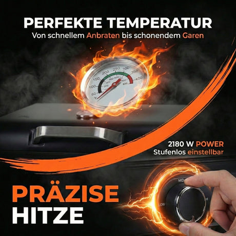 Sommertal 2in1 Elektrogrill Tischgrill BBQ928