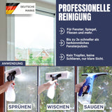Sommertal Fenstersauger Set mit Sprühflasche & Mikrofaserpad – Akku Fensterreiniger