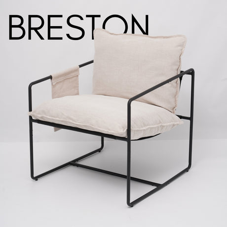 Albatros Designer Vintage Sessel Breston, hochwertiger Stoff Bezug