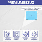 Arensberger Memory Kaltschaum Matratze RELAXX - 25cm hoch mit Gel Bezug