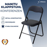 Albatros Klappstuhl Manitu Klappstühle schwarz Metallrahmen