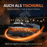 Sommertal 2in1 Elektrogrill Tischgrill BBQ928